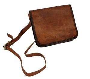 Leather Laptop Style Shoulder Bag