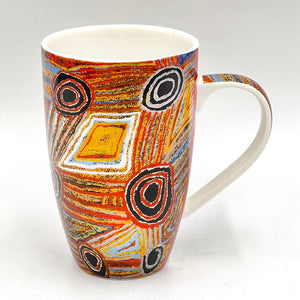 Bone China Cup - By Mary Napangardi Brown