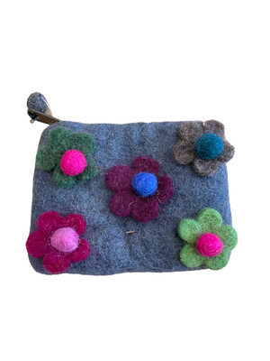 Felt Flower Purse