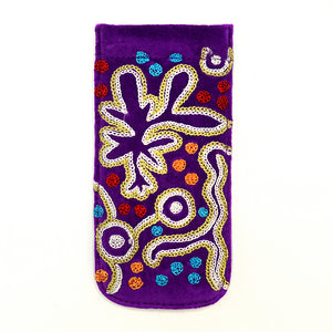 Velvet Glasses Case - Indigenous Art Designs