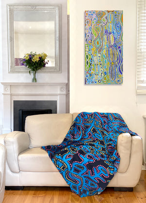Knitted Cotton Throw - Theo Hudson