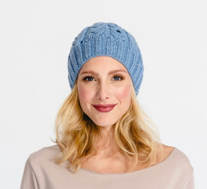Fair Trade Merino Wool Cable Beanie
