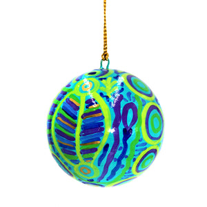 Lacquerware Christmas Ball Decoration CVA748