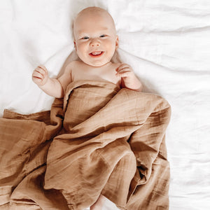 Bubba Bump Swaddling Blanket Cocoa
