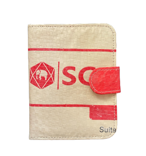 Fair Trade Elephant Card Holder made from Cement Bags