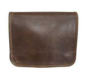 Leather Cow Hide Square Shoulder Bag