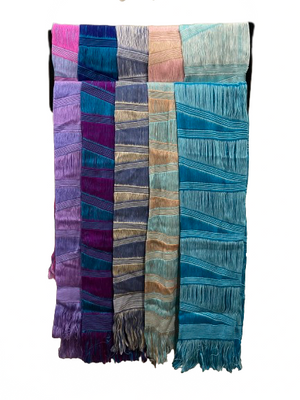 Hand Loomed 100% Cotton Open Weave Scarf