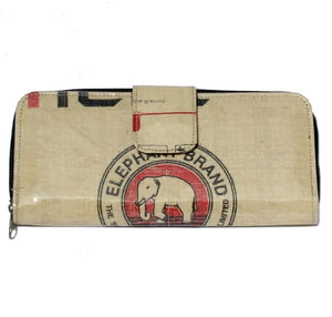 Elephant Brand Recycled Deluxe Long Fold Out Wallet