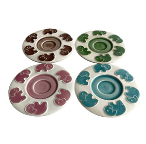 Ceramic Elephant Candle Plate