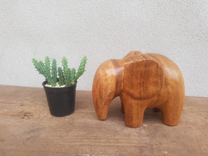 Wooden Sculpture Elephant - Fair Trade