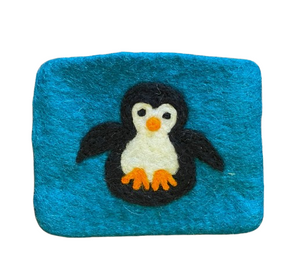 Fair Trade Felt Penguin Purse
