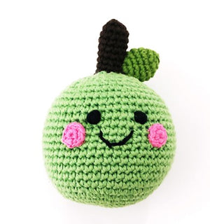 Pebble Friendly Green Apple Rattle