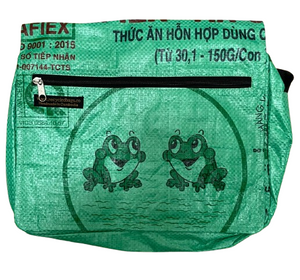 Fair Trade Frog Messenger Bag