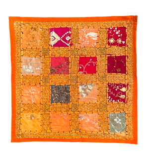Handmade Cushion Covers from India Orange