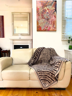 Knitted Cotton Throw - Cynthia Burke