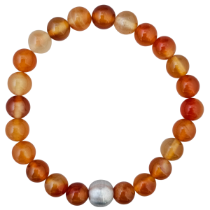 LOVEbomb Carnellian Bead Bracelet