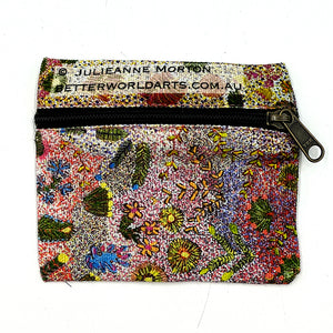 Cotton Zip Purse - Indigenous Art Designs