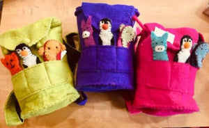 Felt Finger Puppet Backpack