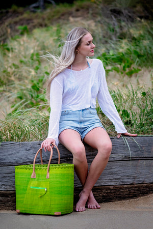 Pauline Basket Lime