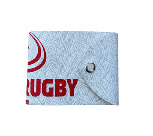 Rugby Button Wallet Red