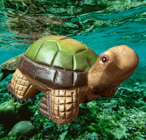 Fair Trade Wooden Sea Turtle 18cm