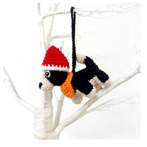 Pebble Sheepdog Tree Decoration