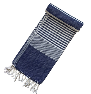 Turkish Towel Bold Tones Handloomed in Cambodia