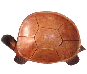 Fair Trade Wooden Turtle Serving Tray