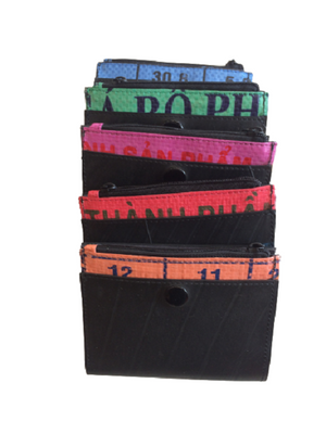 Recycled Tyre Unisex Wallet - Fair Trade