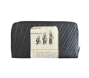 Recycled Tyre Lifting Ladies Zip Wallet