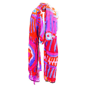 Organic Cotton Scarves - Indigenous Designs