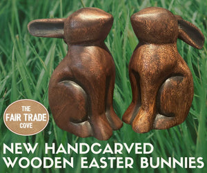 Fair Trade Wooden Bunny 22cm