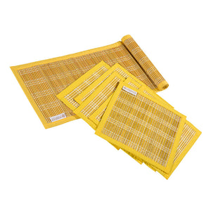 Sedge Placemats and Runner with Cotton Edging