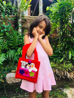 Felt Finger Puppet Bag