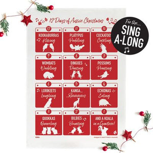 12 Days of Aussie Christmas Tea Towel