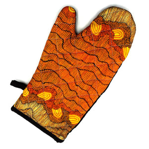 Cotton Oven Mits - Aboriginal Art Designs