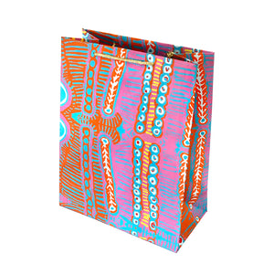 Handmade Indigineous Paper Gift Bag by Murdie Nampijinpa MORRIS