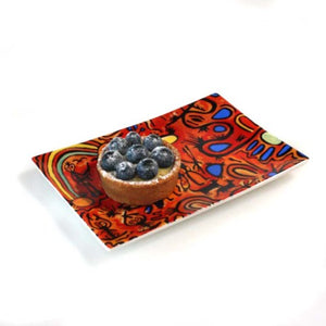 Bone China Cake Plate - By Cedric Varco