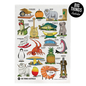 Big Things Australia Tea Towel