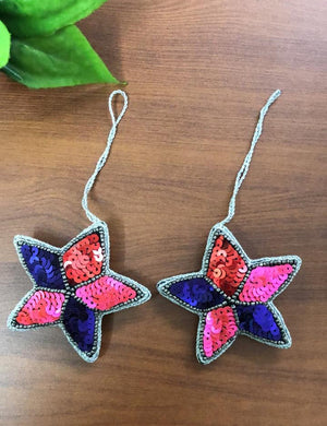 Colourful Star Tree Decoration