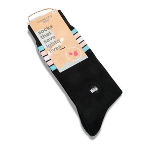 Conscious Steps Socks That Save LGBTQ Lives Pastel