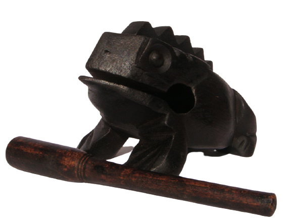 Musical Croaking Frog Natural The Fair Trade Cove