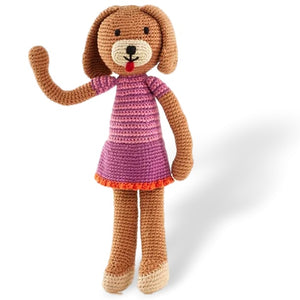 Pebble Dog Girl Doll