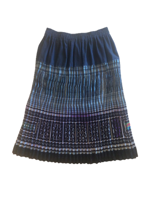 Hilltribe Vintage Fabric Skirt Purple