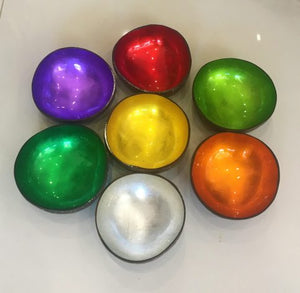 Metallic Coconut Bowls