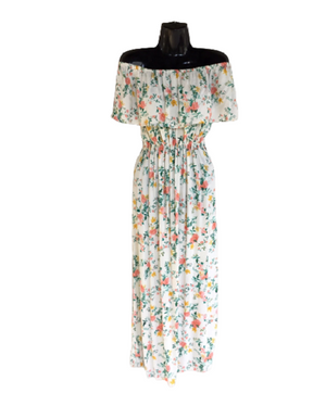 Off The Shoulder Frill Maxi