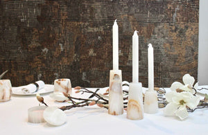 Onyx Reversible Candlesticks