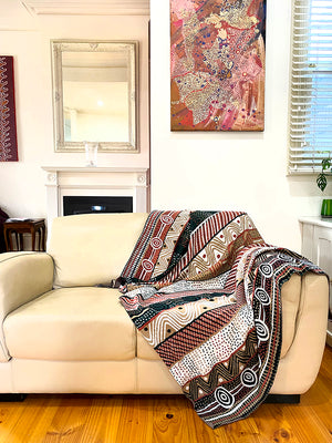 Knitted Cotton Throw - Josette Papajua
