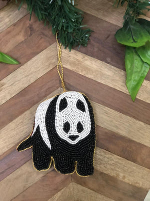 Panda Beaded Tree Decoration