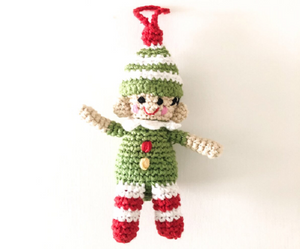 Pebble Christmas Elf Tree Decoration